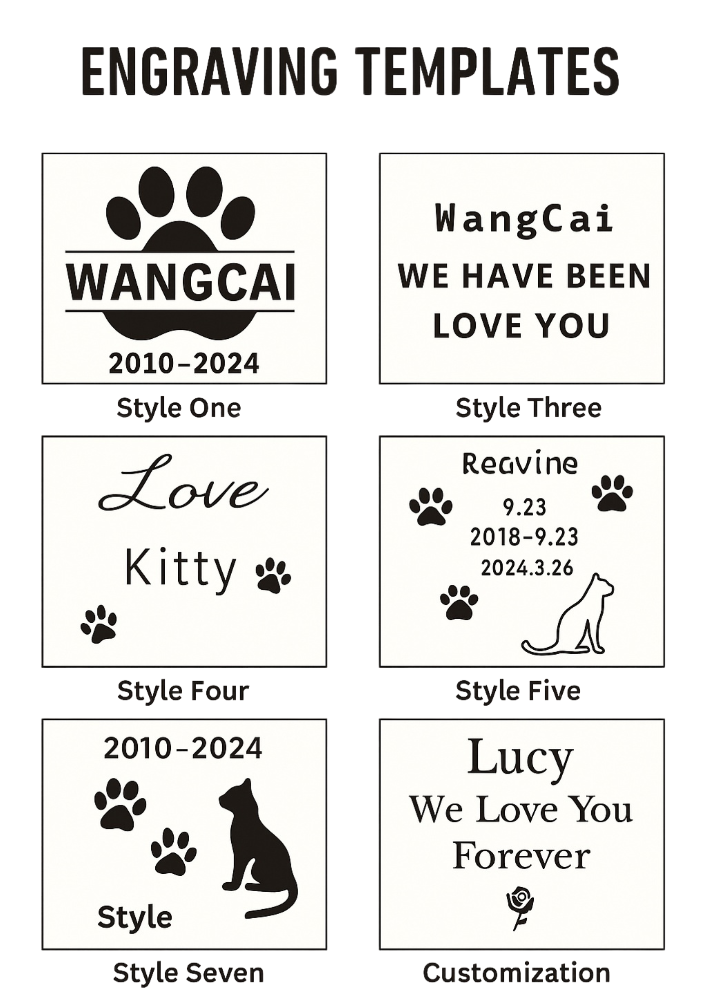 Pet Memorial Keepsake Box (Engraved)